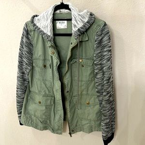 Mudd bomber jacket, olive green, extra large